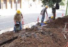 Normalizaron el servicio de agua en el barrio Tiro Federal Normalizaron el servicio de agua en el barrio Tiro Federal