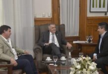 Jaldo recibió al exfuncionario municipal Antonio “Tony” Álvarez y al concejal Sangenis Jaldo recibió al exfuncionario municipal Antonio “Tony” Álvarez y al concejal Sangenis
