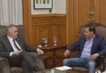 Jaldo recibió al intendente de Simoca y garantizó la continuidad de obras Jaldo recibió al intendente de Simoca y garantizó la continuidad de obras