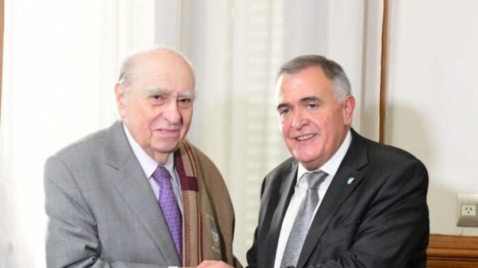 Jaldo y Julio María Sanguinetti analizaron la actualidad política y social