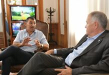 Jaldo y Leito analizaron el avance del plan de obras públicas Jaldo y Leito analizaron el avance del plan de obras públicas
