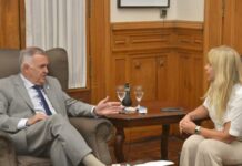 Jaldo recibió a la diputada nacional Rossana Chahla Jaldo recibió a la diputada nacional Rossana Chahla