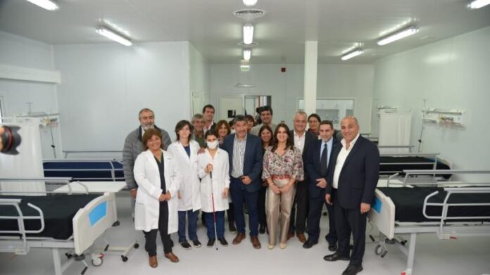Manzur recorrió el nuevo Hospital Modular en Lomas de Tafí