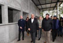 Avanzan las obras de ampliación en la Escuela Media N°273 Coronel Larrabure Avanzan las obras de ampliación en la Escuela Media N°273 Coronel Larrabure