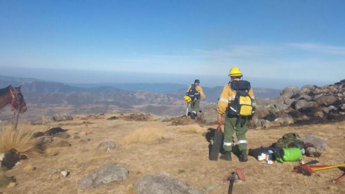 Brigadistas de Defensa Civil controlaron un incendio en San José de Chasquivil