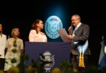 Jaldo le tomó juramento a Alejandra Rodríguez en Tafí Viejo Jaldo le tomó juramento a Alejandra Rodríguez en Tafí Viejo