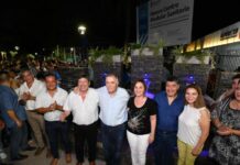 Jaldo inauguró pozos de agua, un hospital modular y una plaza en Aldertes Jaldo inauguró pozos de agua, un hospital modular y una plaza en Aldertes