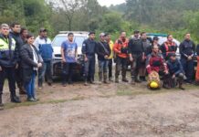 Rescatan a dos hermanos que habían quedado aislados por la crecida del Río Grande Rescatan a dos hermanos que habían quedado aislados por la crecida del Río Grande