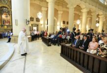 Jaldo participó de la misa por el Día de la Ciudad y el día de San Miguel Arcángel