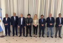 En medio de la interna en el PJ, Javier Milei se reunió con gobernadores peronistas cercanos al oficialismo