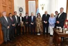 Jaldo recibió a la ministra de Capital Humano de la Nación, Sandra Pettovello