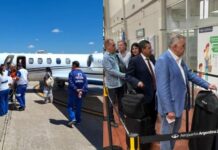 El avión provincial se destina a emergencias sanitarias mientras Jaldo utiliza vuelos de linea