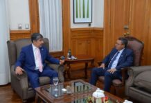 Acevedo y el ministro de Interior analizaron el inicio de la temporada turística
