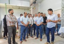 Acevedo celebró los emprendimientos del sector ganadero y textil en Choromoro