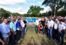 Jaldo inauguró obras en el complejo turístico de Capitán Cáceres