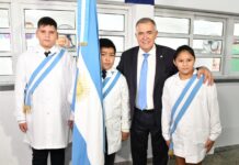 Jaldo inauguró un nuevo edificio para la Escuela Nº 111 de Los Ralos