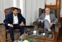 Jaldo recibió al intendente de la Banda del Río Salí, Gonzalo Monteros