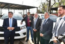 Jaldo entregó equipamiento a Recursos Hídricos para reforzar el monitoreo de ríos y diques