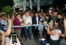 Jaldo inauguró obras de infraestructura en La Trinidad