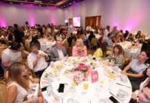 Mes rosa: Jaldo, Acevedo y Chahla compartieron un te de concientización