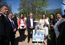 Jaldo supervisó obras de infraestructuras viales en El Manantial