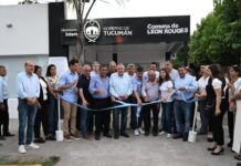 Jaldo inauguró obras de infraestructura y seguridad en León Rouges y Santa Rosa