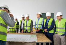 Acevedo recorrió las obras del nuevo Centro Logístico Sostenible de Fríos del Norte
