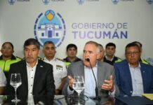 Jaldo destacó la asistencia integral del Estado ante las intensas lluvias en Tucumán