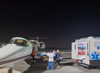 El avión sanitario trasladó a una paciente de 3 años hacia Buenos Aires