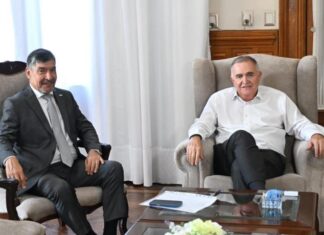 Jaldo y Acevedo analizaron la gestión y coordinaron asistir al Cottolengo