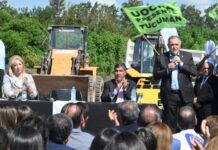 Jaldo y Chahla inician obra de desagües por más de $1400 millones