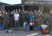 Mega operativo contra chikungunya y dengue en el Barrio Lapacho Sur