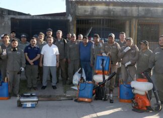 Mega operativo contra chikungunya y dengue en el Barrio Lapacho Sur