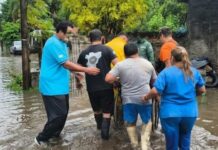 Trabajan intensamente en las áreas más afectadas por las inundaciones