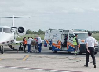 Una evacuación aérea permitió el traslado de un niño al Hospital Garrahan