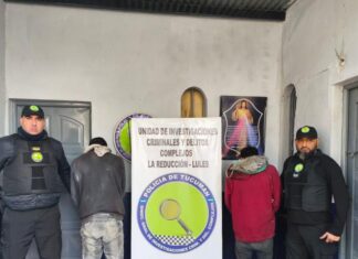 Aprehenden a dos hombres que protagonizaron incidentes durante allanamientos