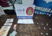Dos mujeres fueron sorprendidas con drogas en una plaza de Los Ralos