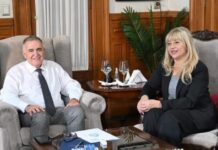 El Gobernador visitará el martes a la intendenta Chahla