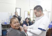 El último fín de semana hubo récord de vacunados en el 107