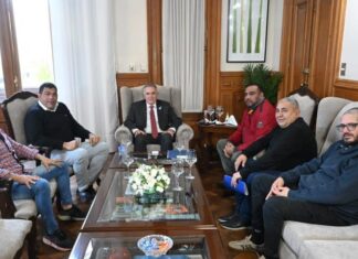 Jaldo coordinó mejoras y obras con el Sindicato de Vialidad