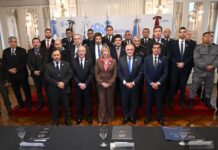 Jaldo y Monteoliva encabezaron el Consejo Federal de Seguridad Interior