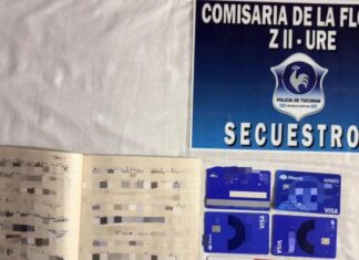 Secuestros de armas y tarjetas vinculadas a un caso de amenazas y usura