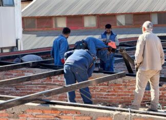 Avanzan las obras de reacondicionamiento en la histórica Escuela Normal