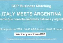 Convocan a un evento virtual que conectará empresas locales e italianas