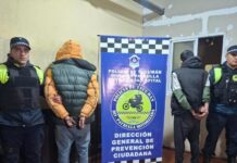 Dos aprehendidos por robo y secuestro de auto