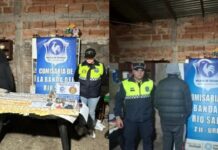 En allanamientos por una causa de amenazas secuestraron un arma y drogas