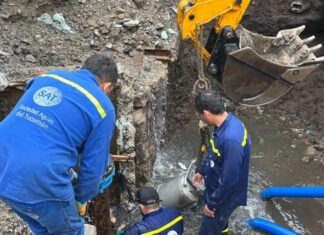 Fuga en el acueducto El Cadillal: SAT analiza posibles cortes de servicio