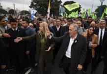 Jaldo y Chahla inauguran puesta en valor de Av. Papa Francisco y José Ingeniero