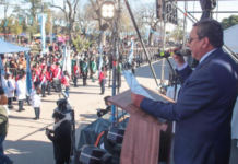 La comuna de Las Cejas celebró su 175° aniversario con la jura de la bandera