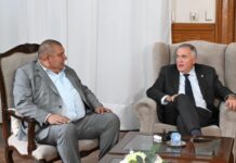El Gobernador analizó con el legislador Argañaraz el avance de obras en Leales